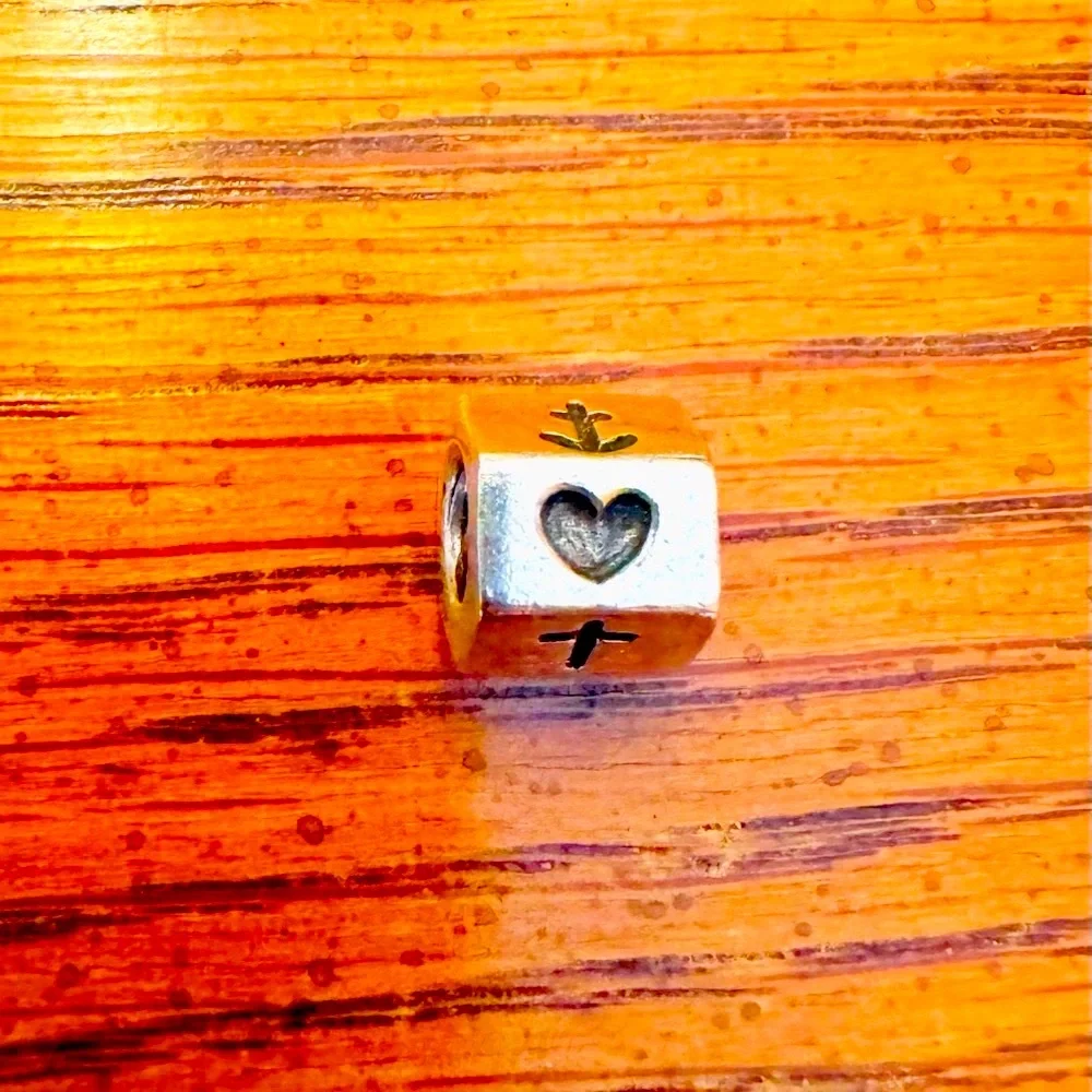 Authentic Pandora Retired Faith, Hope, Love Charm